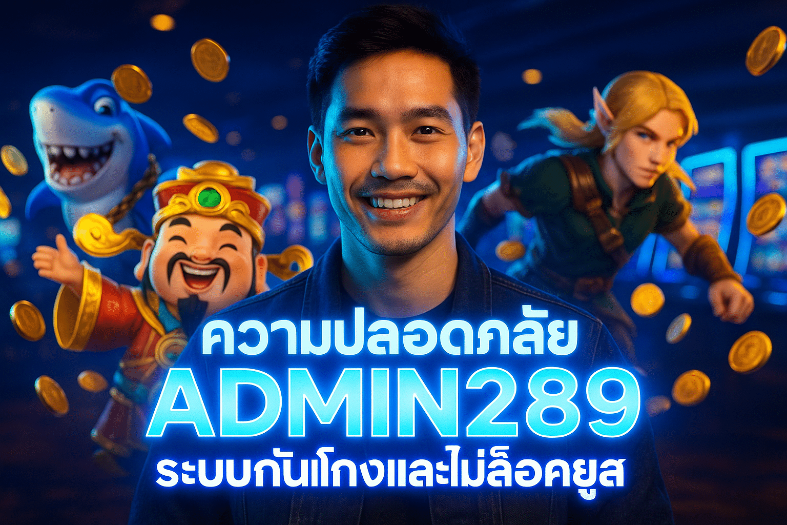 ความปลอดภัย ADMIN289 ระบบกันโกงและไม่ล็อคยูส