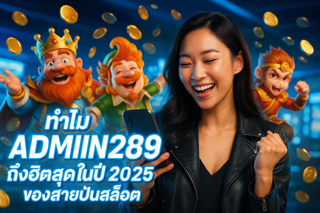 ทำไม ADMIN289 ถึงฮิตสุดในปี 2025 ของสายปั่นสล็อต
