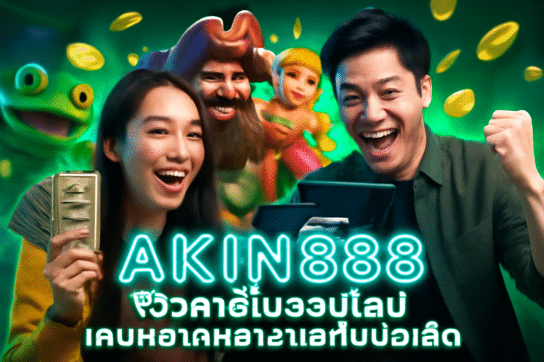 AKIN888 รีวิวคาสิโนออนไลน์ เกมหลากหลายและโบนัสเด็ด